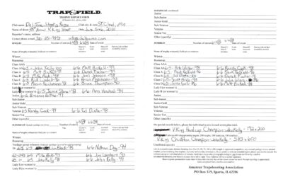 Del-Tone Viking Shoot 2021- Trophy Report Form- Scores